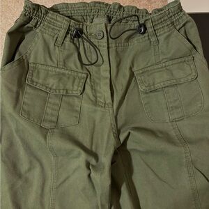 John Galt Green Kim Cargo Pants (Brandy Melville) from Pacsun